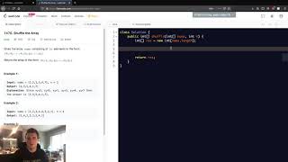 Leetcode Solution - 1470 Shuffle the Array
