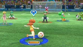 Mario and Sonic at The Rio 2016 Olympic Games Football Daisy vs Waluigi , Peach vs Knuckles