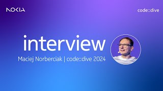 code::dive 2024 Interview - Maciej Norberciak