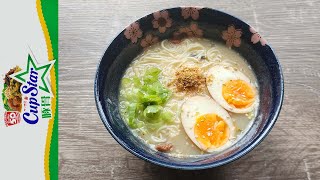 Sapporo Ichiban CupStar Tonkotsu Ramen – Japan —  Instant Noodle Recipe Time — EP 2319