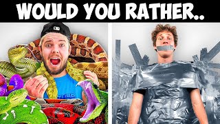 Would You Rather Sit with Snakes or be Taped to a Wall
