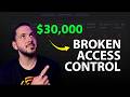 How I Made $30,000 Hacking Broken Access Control