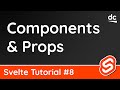 Using Components & Props - Svelte Tutorial #8