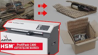 HSM Profipack C400 Karton İşleme - Ambalaj Dolgu Makinesi İnceleme ve Tanıtım Videosu