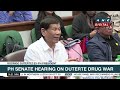 watch ph senators question ex president duterte on drug war policy killings 1 2 anc