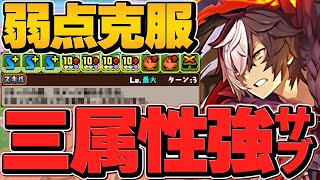 火属性×火属性×火属性×4万倍火力=トリプルカンスト！ウルフデイトナに新たな強サブ誕生！凶兆攻略【パズドラ】