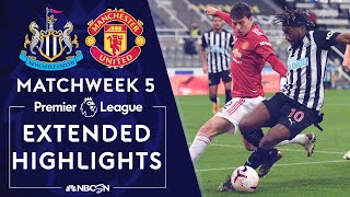 Newcastle v. Manchester United | PREMIER LEAGUE HIGHLIGHTS | 10/17/2020 | NBC Sports