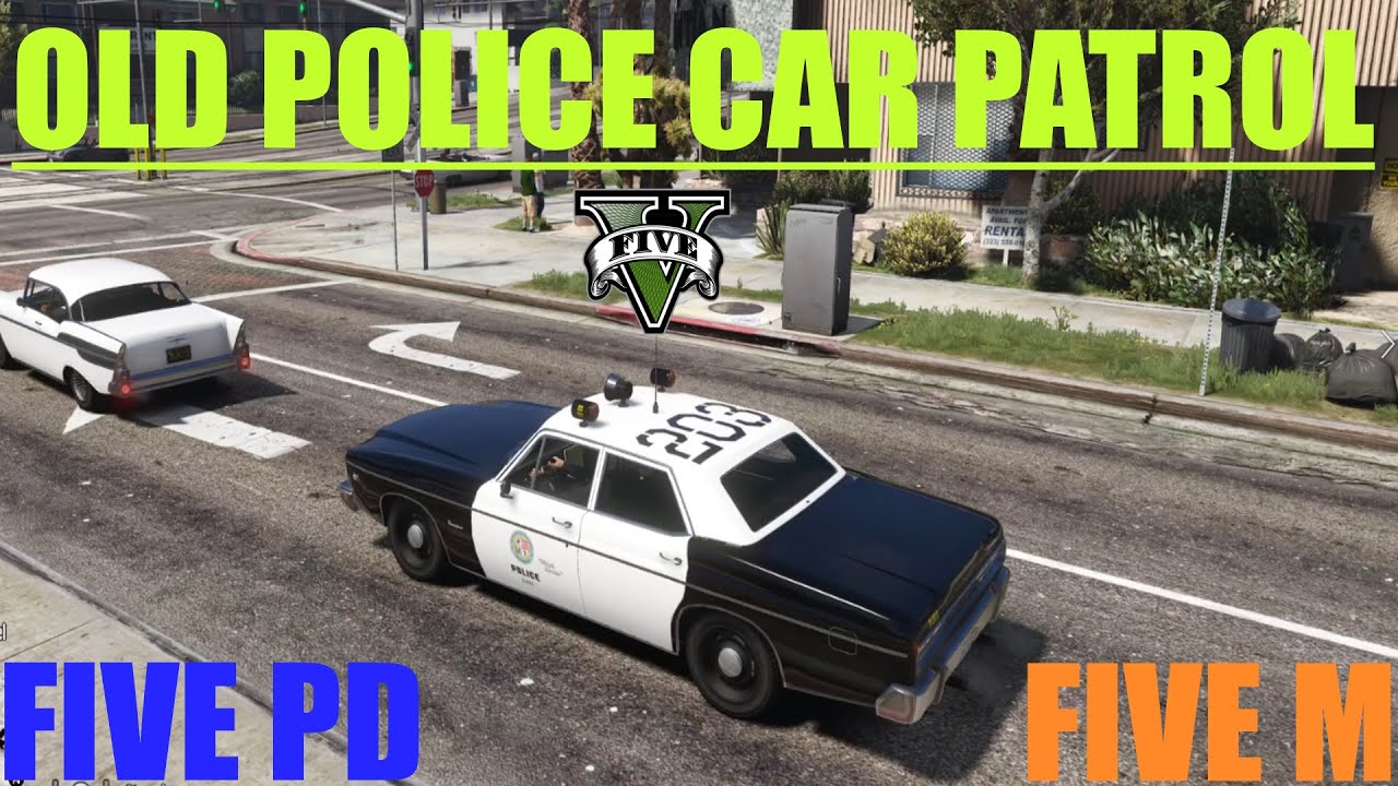 GTAV, FiveM, FivePD, Police Single Player Patrol, Police Car Showcase ...