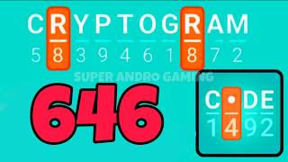 CRYPTOGRAM 646