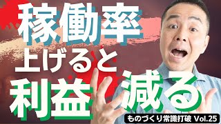 【間違いだらけの】生産管理｜利益を減らす 工場を潰す 稼働率は上げるな