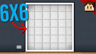 How To Build a 6X6 PISTON DOOR! [Minecraft Bedrock 1.21] Tutorial