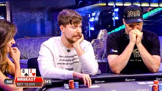MrBeast Fails to Last 10 Minutes on TV Poker Show