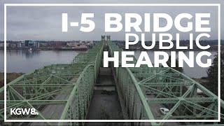 Interstate Bridge replacement project public hearing