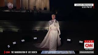 Katy Perry performs Firework at 2021 Presidential Inauguration