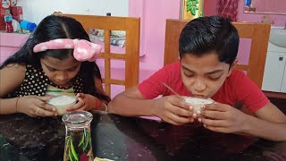 பால் பாயசம் சேலஞ்ச் - அண்ணன் தங்கை #video #challenge #trending #Youtubevideo