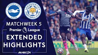 Brighton v. Leicester City | PREMIER LEAGUE HIGHLIGHTS | 9/19/2021 | NBC Sports