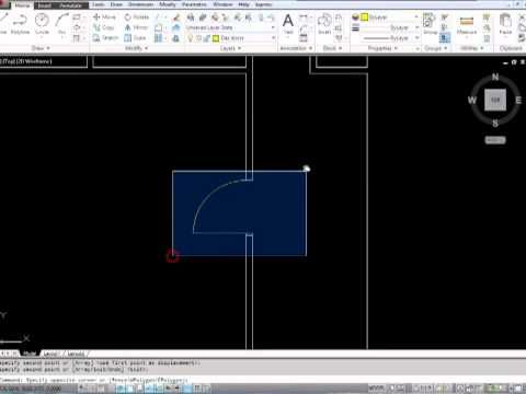 AutoCAD 2012 Tutorial 4 - Adding doors AutoCAD 2012 Tutorial 4 - Adding doors