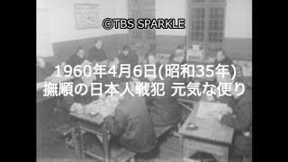 【TBSスパークル】1960年4月6日【太平洋戦争】撫順の日本人戦犯 元気な便り（昭和35年）