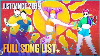 Just Dance 2019: Full Song List | Ubisoft [US]