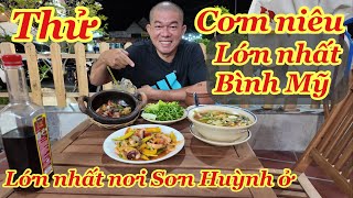 CƠM NIÊU LỚN nhất Bình Mỹ gần nhà Sơn Huỳnh ở có THẬT SỰ NGON ?