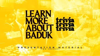 BADUK?? | Trivia Presentation for Social Science Course - Senior High School