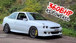 360BHP FORD ESCORT Mk6 Feature! **CRAZY Focus RS Engine Swap**