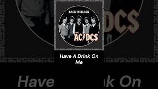 AC/DC - HAVE A DRINK ON ME #acdc  #backinblack  #retrorock  #oldies  #vintage #music