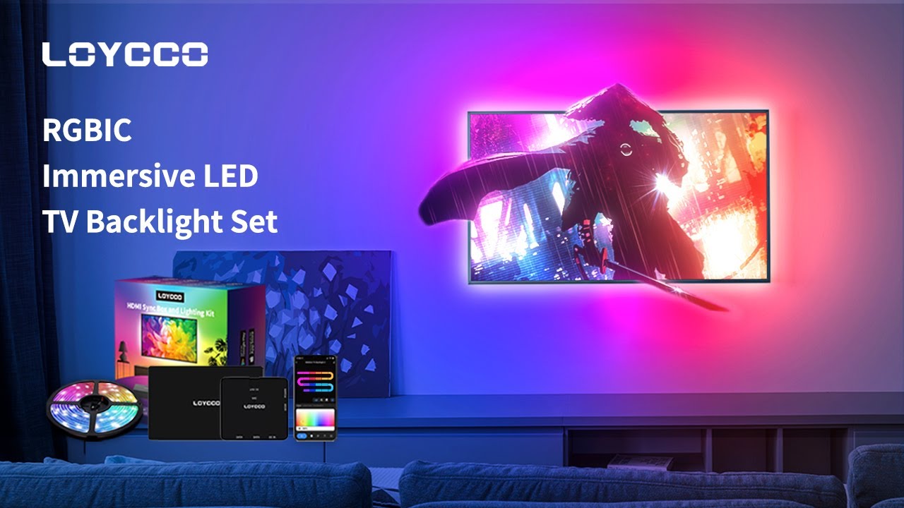 How To Install Loycco Sl004 Tv Backlight Kit Youtube