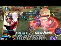 BEST GUIDE FOR MELISSA 2023 WITH TIPS AND TRICKS! Top Global Melissa | Melissa gameplay |