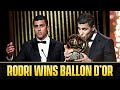 Rodri becomes first Man City player to win the Ballon d'Or 🏆 | CBS Sports Golazo