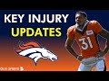 Broncos News: Justin Simmons & Mike McGlinchey Injury Updates + ESPN’s Breakout Candidate For Denver