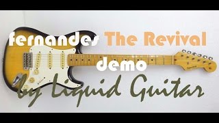 Fernandes The Revival RI DEMO THR10 vs HK Zenamp Rock Blues Demo