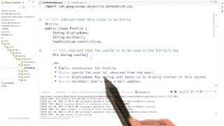 Define Profile Entity - Developing Scalable Apps with Java