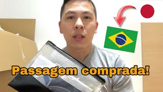 COMPRAMOS NOSSA PASSAGEM DE VOLTA PARA O BRASIL!