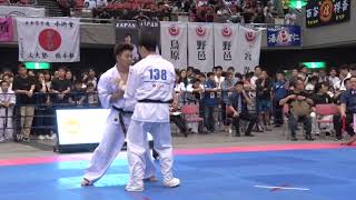 【JFKO】第5回全日本フルコンタクト空手道選手権大会　男子中量級　4回戦