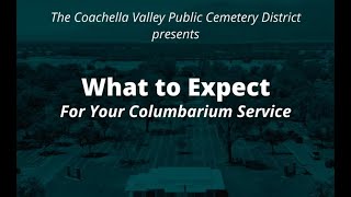 What to Expect - Columbarium Service