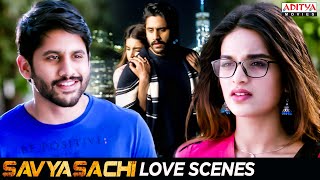 "Savyasachi" Beautiful Love Scenes | Naga Chaitanya | Madhavan | Nidhhi Agerwal | Aditya Movies