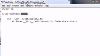 wxPython Programming Tutorial 1 Creating a Basic Frame YouTube