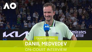 Daniil Medvedev On-Court Interview (QF) | Australian Open 2022