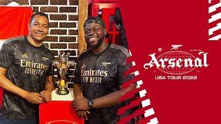 The Arsenal USA Tour Diary feat Frimpon | Players & legends surprise fans at Little Islington!