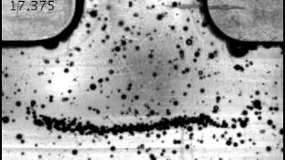 Unexpected trapping of particles at a T junction