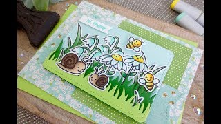 Garden Friends | Copic Coloring | Lawn Fawn