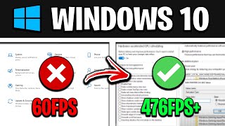 How To Optimize Windows 10 For GAMING - Best Settings for FPS & NO DELAY! (UPDAT