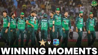 Winning Moments | Pakistan vs West Indies | 2nd ODI 2022 | PCB | MO2L
