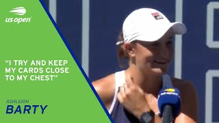 Ashleigh Barty On-Court Interview | 2021 US Open Round 2