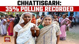 LS polls: Voter turnout in Chhattisgarh at 35.47% till 11 am in three seats | Lok Sabha Election