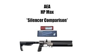 AEA HP Max - Silencer Comparison. DonnyFL vs EdGun. PART 1