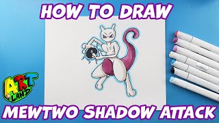 How to Draw Mewtwo Shadow Ball Attack