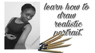 Learn how to draw a face and shade it / learn how to draw realistic portrait /learn how to draw.