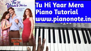 Tu Hi Yaar Mera Piano Tutorial | With Screen Notation | Julius Murmu Keyboard | Pati Patni Aur Woh